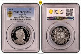 2020 50C 6th Portrait PR70DCAM