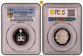 2016 20C 50 Yrs Decimal Currency PR70DCAM