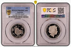 2001 20C Norfolk Island PR69DCAM