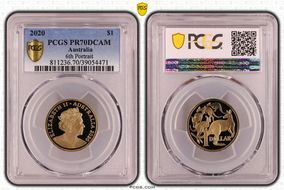2020 $1 PR70DCAM