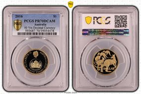 2016 $1 50 Yrs Decimal Currency PR70DCAM
