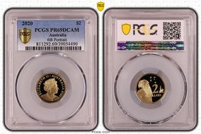 2020 $2 6th Portrait PR69DCAM