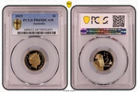 2019 $2 PR69DCAM