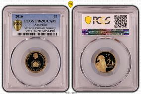 2016 $2 50 Yrs Decimal Currency PR69DCAM