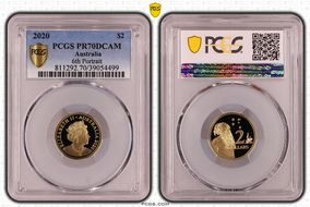 2020 $2 PR70DCAM