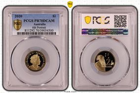 2020 $2 PR70DCAM