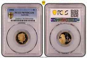 2002 $2 PR70DCAM