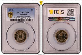 2012 $2 Remembrance Day MS66