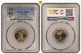 2018 $2 Invictus Games MS67