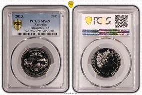 2013 20C Banknotes - £5 MS69