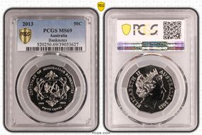 2013 50C Banknotes MS69