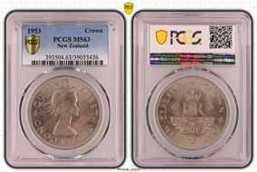 1953 Crown QEII Coronation MS63