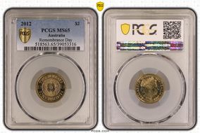 2012 $2 Remembrance Day MS65