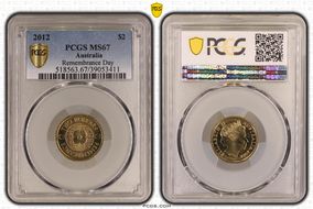 2012 $2 Remembrance Day MS67