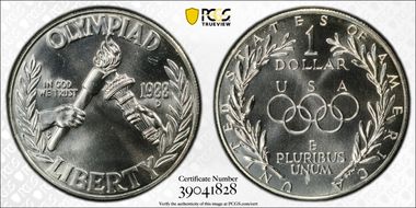1988-D $1 Olympic MS69