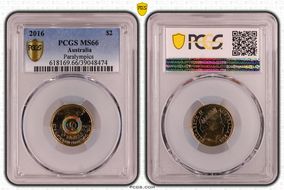 2016 $2 Paralympics Colorized MS66