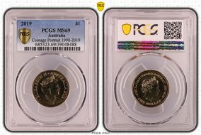 2019 $1 Coinage Portrait 1998-2019 MS69