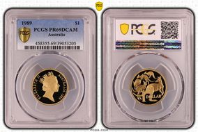 1989 $1 PR69DCAM