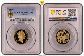 1990 $1 PR69DCAM