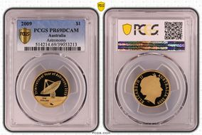 2009 $1 Astronomy PR69DCAM