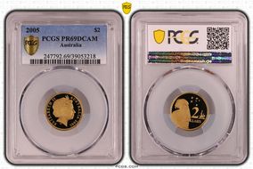 2005 $2 PR69DCAM