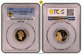 1990 $2 PR70DCAM