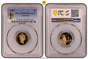 1989 $2 PR69DCAM