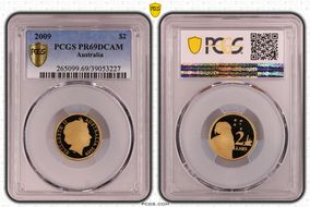 2009 $2 PR69DCAM