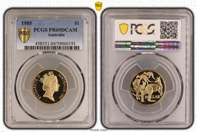 1985 $1 PR69DCAM