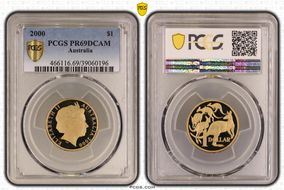 2000 $1 PR69DCAM
