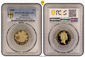 1988 $1 Aboriginal Art PR70DCAM