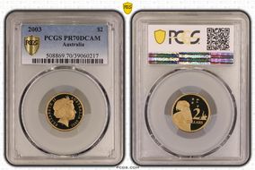 2003 $2 PR70DCAM