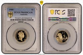 1988 $2 PR69DCAM