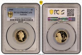 1988 $2 PR69DCAM