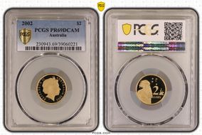 2002 $2 PR69DCAM