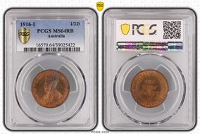 1916-I 1/2D MS64RB