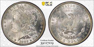 1882 $1 MS66