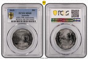 2019 50C ASIO 70th Anniversary MS68