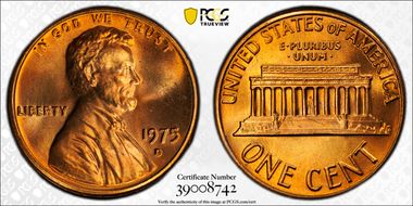 1975-D 1C MS67RD