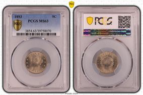 1893 5C MS63
