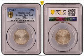 1938-E 2 Mk J-366 MS65