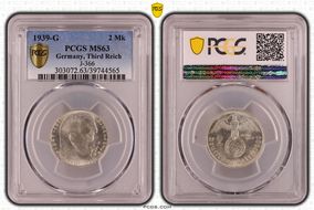 1939-G 2 Mk J-366 MS63