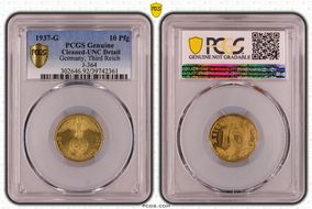 1937-G 10 Pfg J-364 N1