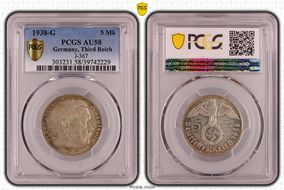 1938-G 5 Mk J-367 AU58