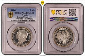 1911-A 3 Mk Breslau Univ J-108 PR64DCAM
