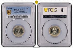 1919-S 20C MS65