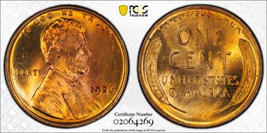 1926 1C MS65RD