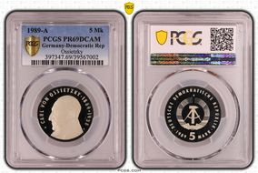 1989-A 5 Mk Ossietzky PR69DCAM