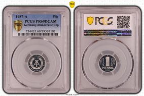 1987-A Pfg PR69DCAM
