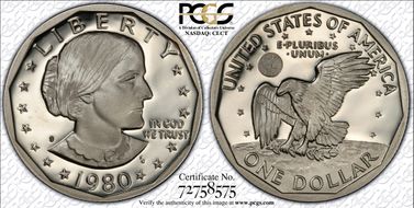 1980-S SBA$1 PR70DCAM